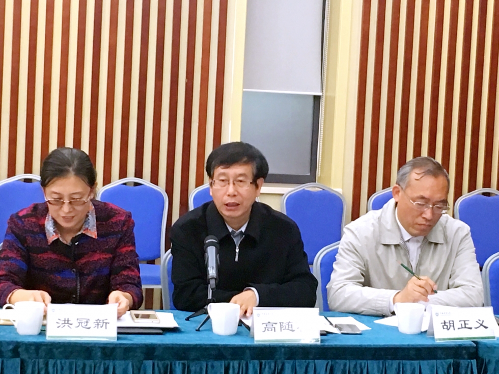 高书记汇报永利官网党建工作情况